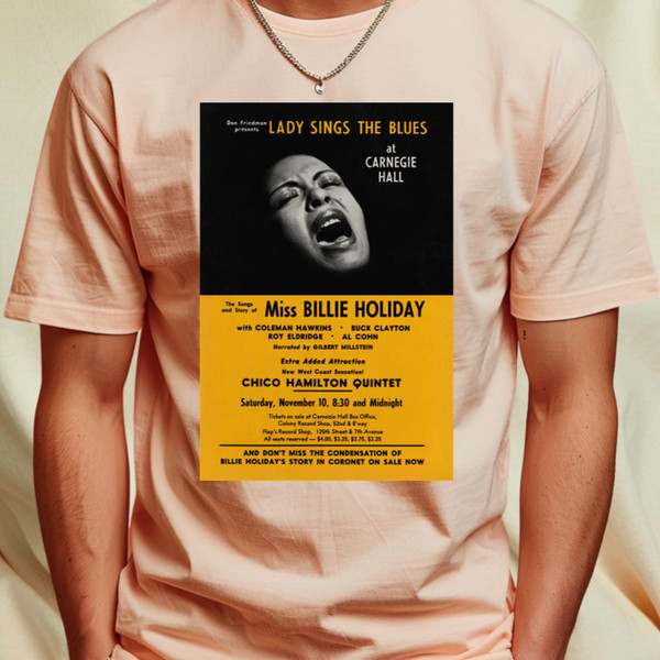 Billie Holiday - Lady Sings the Blues - Carnegie Hall - 1956 T-Shirt_T-Shirt_File PNG.jpg