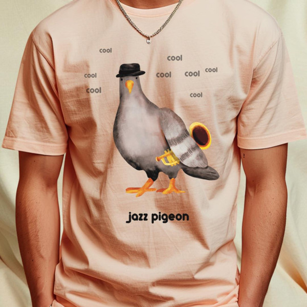 Jazz Pigeon (trans for light backgrounds) T-Shirt_T-Shirt_File PNG.jpg