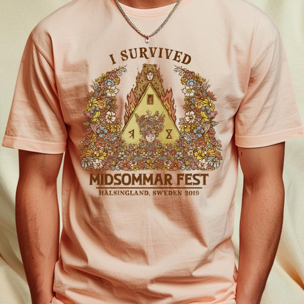 I Survived Midsommar Fest T-Shirt_T-Shirt_File PNG.jpg