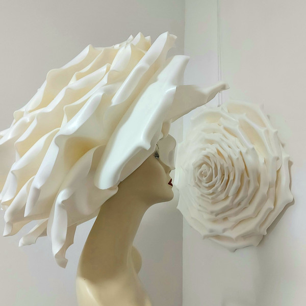 derby hat Retro headdress Wedding hat Bride.jpg