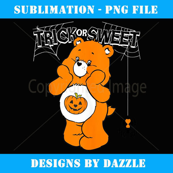 Care Bears Trick or Sweet Bear - Sublimation-Ready PNG File