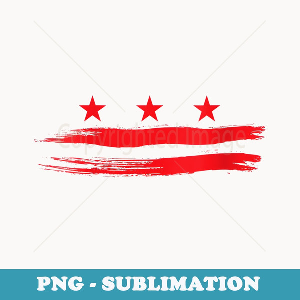 s Washington DC Flag Lover Vintage Souvenir - Trendy Sublimation Digital Download