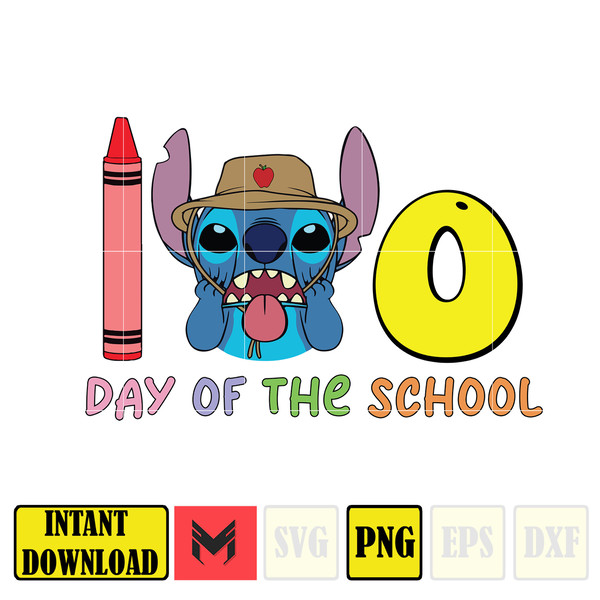 100 Days Of School Cartoon Png, Happy 100 Days Of School Png, Custom Kid Name Png (15).jpg