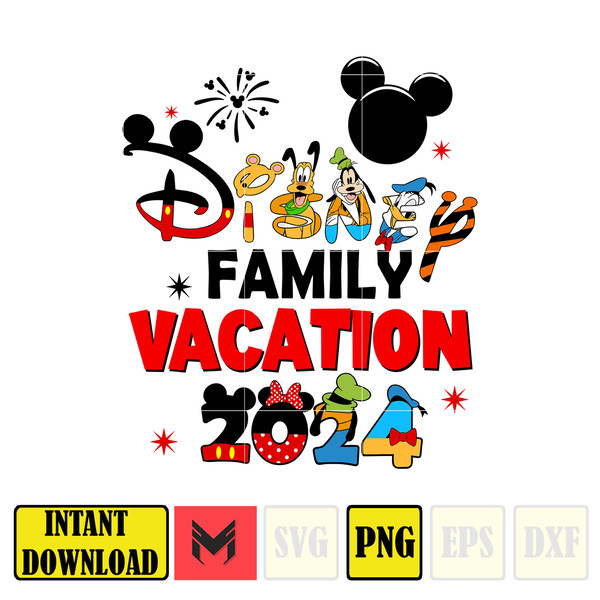 Mickey Disney Family Vacation 2024 Png, Family Vacation Png, Vacay Mode Png, Magical Kingdom Png, Family Png, Family Trip Png.jpg