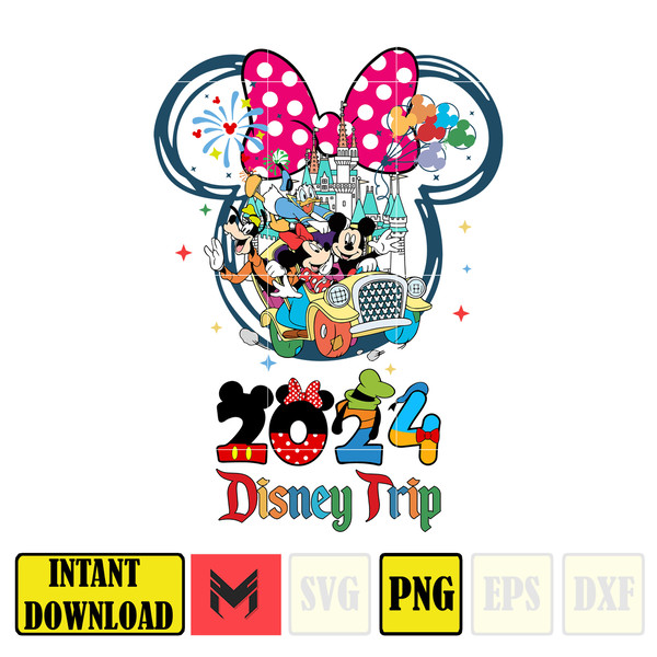 Minnie 2024 Disney Trip Png, Family Trip 2024 Png, Vacay Mode Png, Magical Kingdom 2024 Png, Family Vacation Png, Trip 2024 Png.jpg