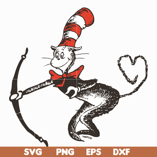 DR05012119-The cat in the hat by dr seuss svg, dr svg, png, dxf, eps file DR05012119.jpg