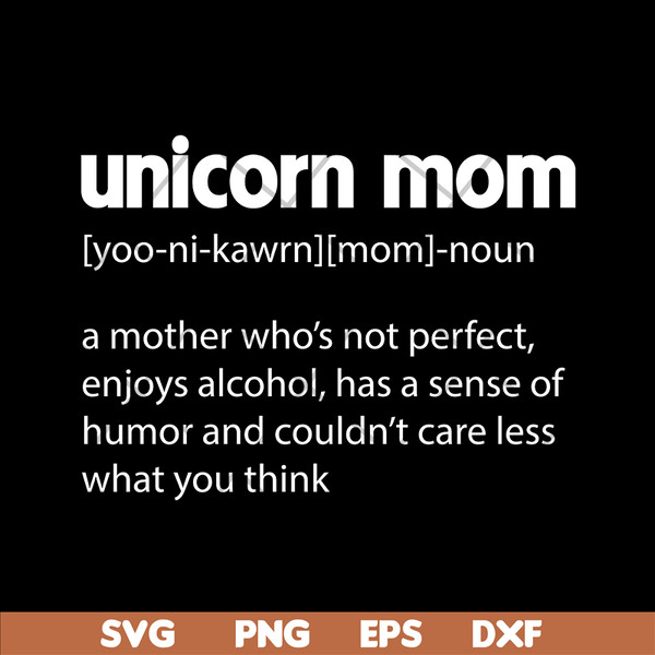 MTD02042108-Unicorn mom quotes svg, Mother's day svg, eps, png, dxf digital file MTD02042108.jpg