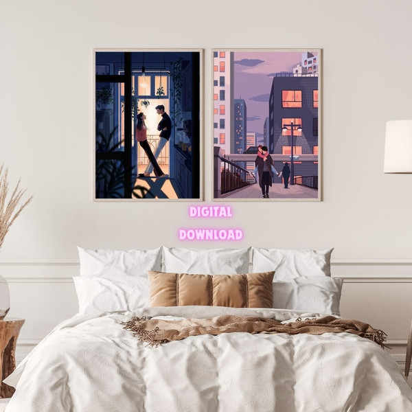 Beige Aesthetic Modern Bedroom Wall Art Poster Wooden Frame Mockup Instagram Post.jpg