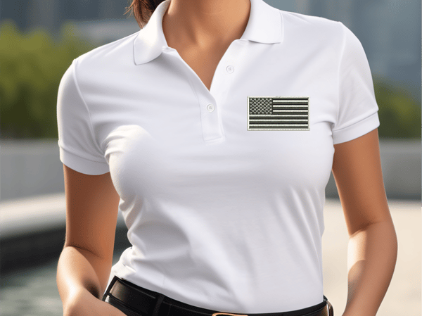 Black and White US Flag t shirt image.png