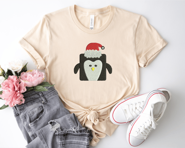 Penguin Christmas t shirt image.png