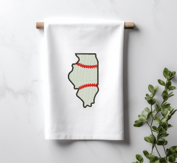 Baseball Illinois map towel image.png