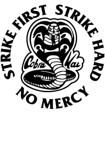 Cobra Kai Strike first Strike Hard Logo.png