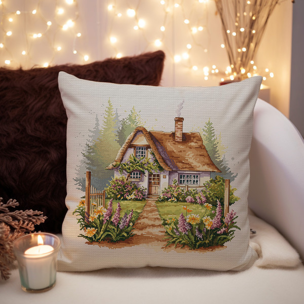 14. Enchanting English House & Garden Pillow.jpg