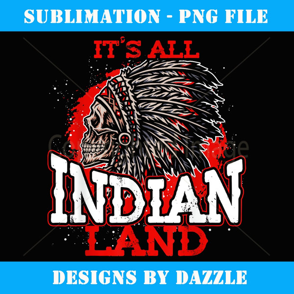 Headdress Skull Native American Heritage Native American - Instant Sublimation Digital Download