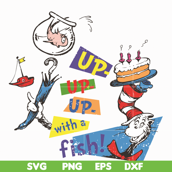 DR05012126-Up up up with a fish svg, The cat in the hat svg, dr svg, png, dxf, eps file DR05012126.jpg