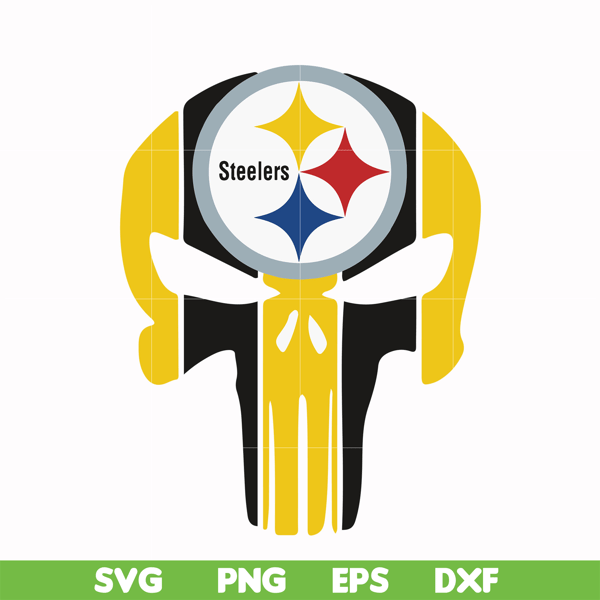 NFL1310202001T-Pittsburgh Steelers skull svg, Pittsburgh Steelers svg, Skull svg, Sport svg, Nfl svg, png, dxf, eps digital file NFL1310202001T.jpg