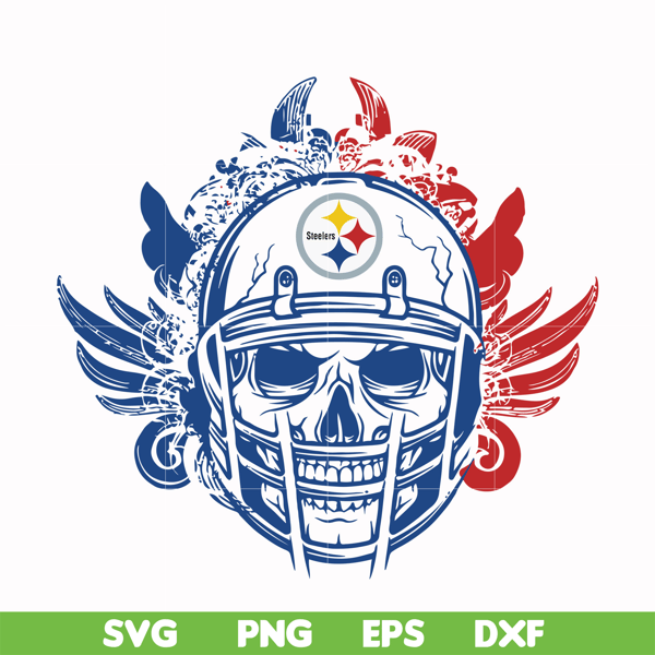 NFL1310202010T-Pittsburgh Steelers skull svg, Pittsburgh Steelers svg, Skull svg, Sport svg, Nfl svg, png, dxf, eps digital file NFL1310202010T.jpg