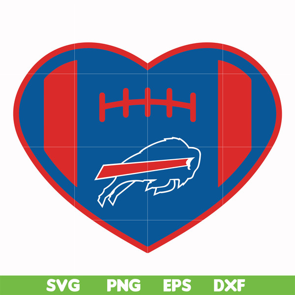 NFL13102023L-Buffalo Bills heart svg, Bills heart svg, Nfl svg, png, dxf, eps digital file NFL13102023L.jpg