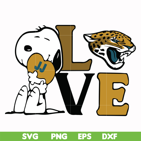 TD14-snoopy love Jacksonville Jaguars svg, png, dxf, eps digital file TD14.jpg
