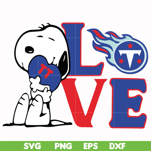 TD27-snoopy love Tennessee Titans svg, png, dxf, eps digital file TD27.jpg