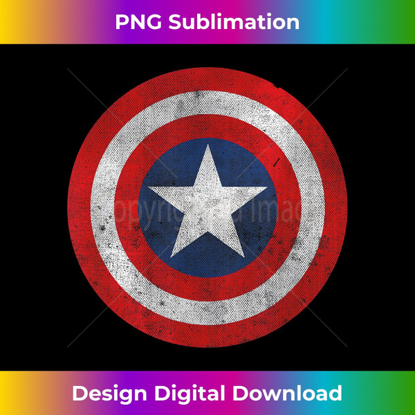 Marvel Comics Retro Classic Captain America Shield Costume 1 - Trendy Sublimation Digital Download