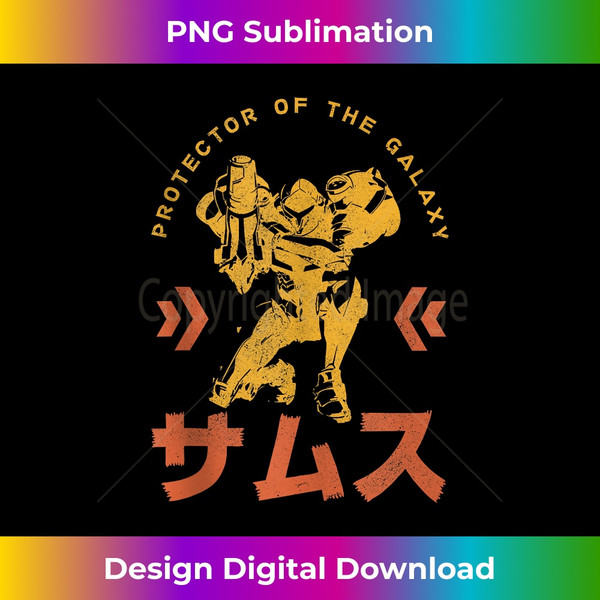 Nintendo Samus Protector Of The Galaxy Tank Top - Exclusive PNG Sublimation Download