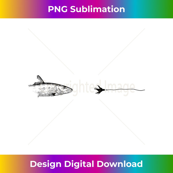Graphic Fly Fishing Hook Line - Fish Bonefish - Professional Sublimation Digital Download