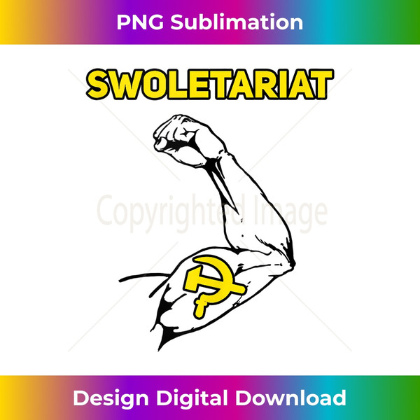 Swoletariat - Hammer and Sickle - Communist - Bicep Muscle  1 - Professional Sublimation Digital Download