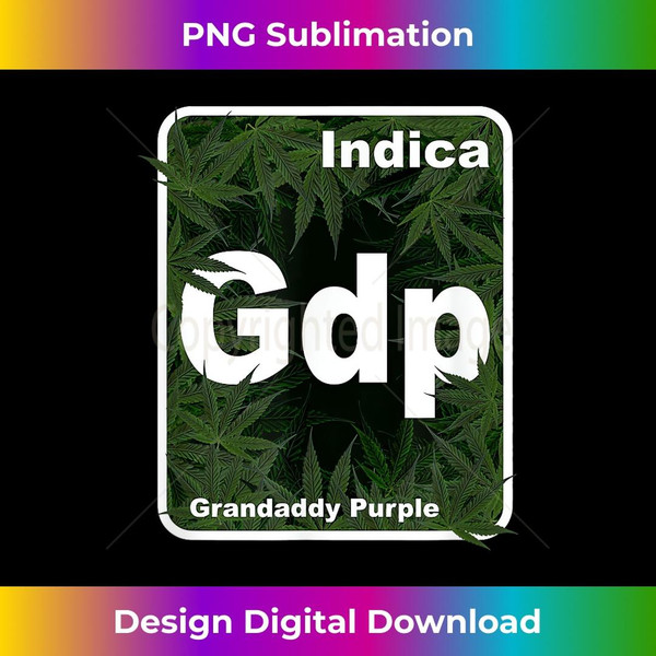 Vintage Grandaddy Purple Marijuana Indica Strain THC 1 - Unique Sublimation PNG Download