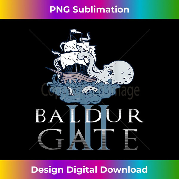 The 3rd dock of Baldur port protecting gate of dnd 1 - Exclusive PNG Sublimation Download