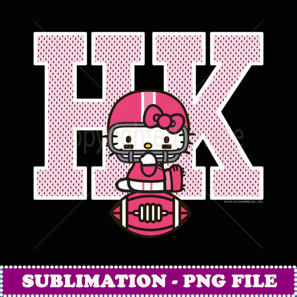 Hello Kitty Football Spirit - Creative Sublimation PNG Download