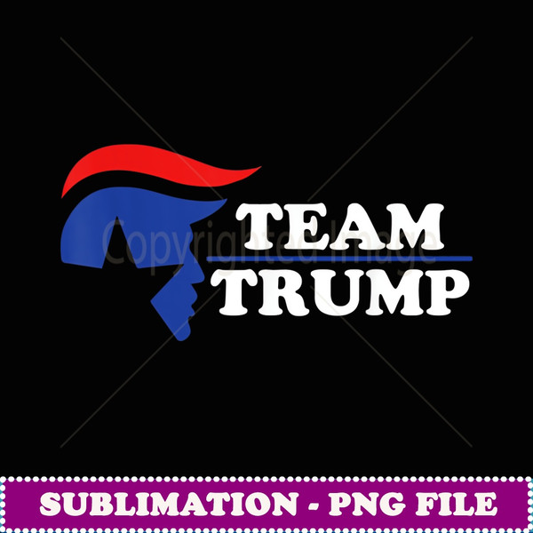 Team Trump Football Parody Trump Funny Republican Gift - Creative Sublimation PNG Download