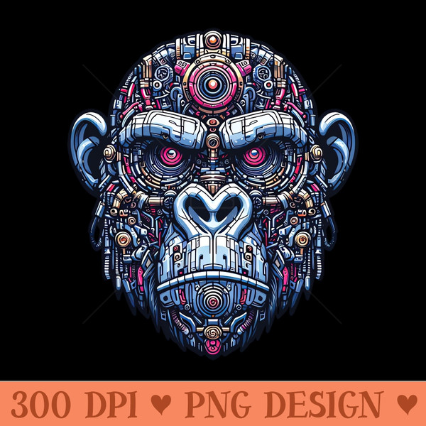 Mecha Apes S04 D65 - Digital PNG Graphics - Popularity