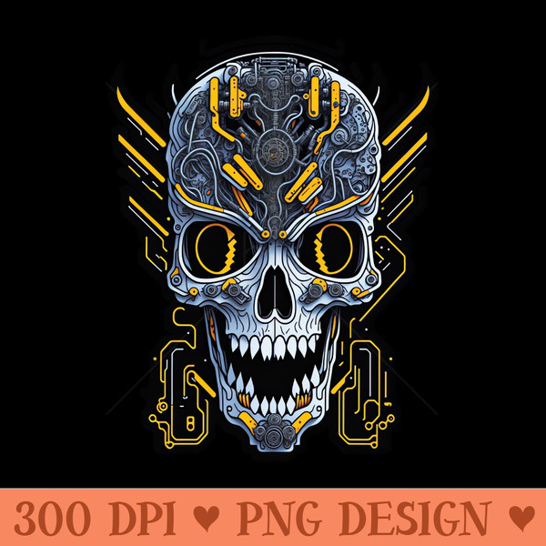 Mecha Skull S01 D39 - PNG Clipart - Flexibility