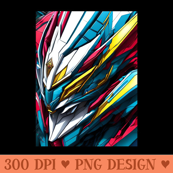Colorful Mecha - Downloadable PNG - Latest Updates