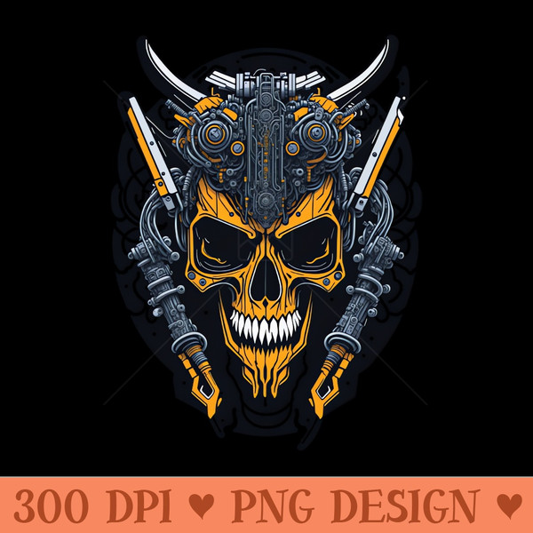 Mecha Skull S02 D02 - PNG Download - Popularity