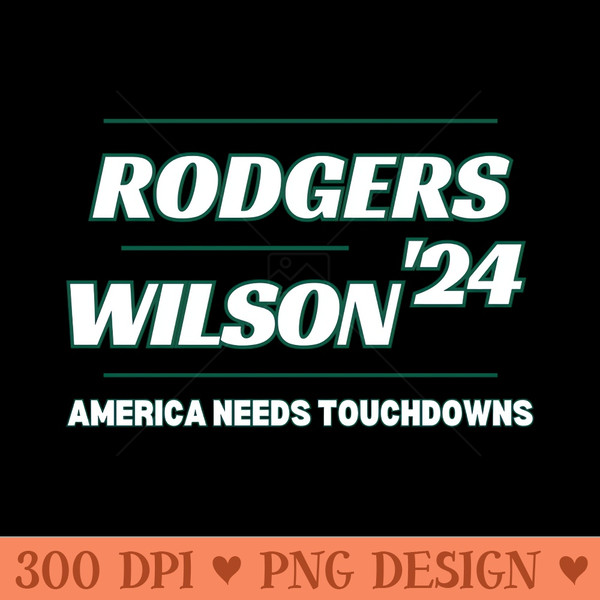 NY Jets Rodgers Wilson - PNG Image Downloads - Variety