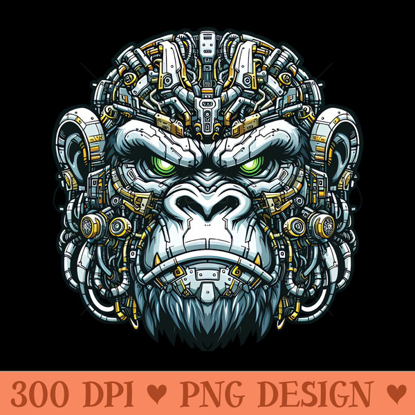 Mecha Apes S01 D73 - Transparent PNG - Unique