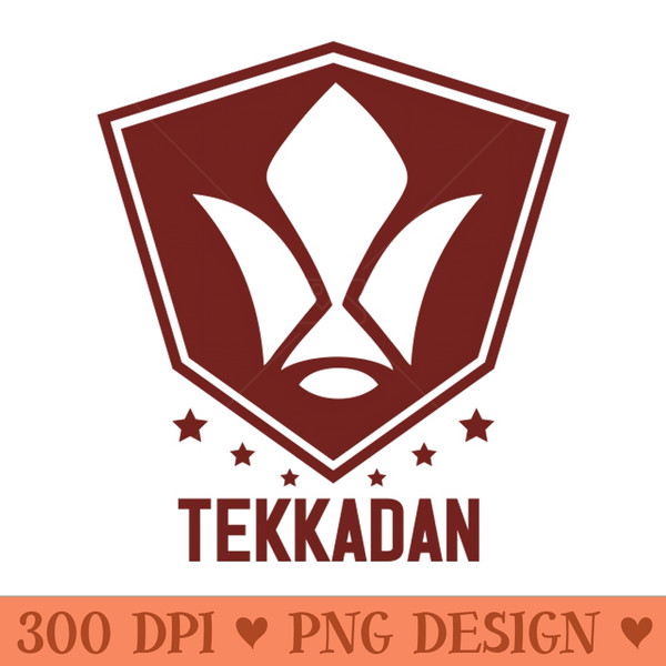 TEKKADAN EMBLEM - Digital PNG Graphics - Flexibility