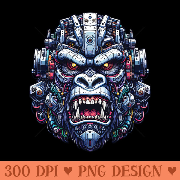 Mecha Apes S02 D85 - PNG Designs - Variety