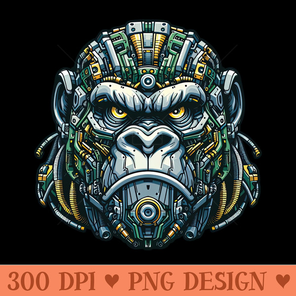 Mecha Apes S01 D100 - PNG Design Downloads - Latest Updates