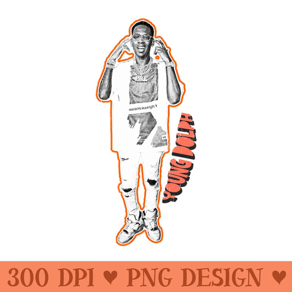 Vintage Young Dolph - PNG File Download - Convenience