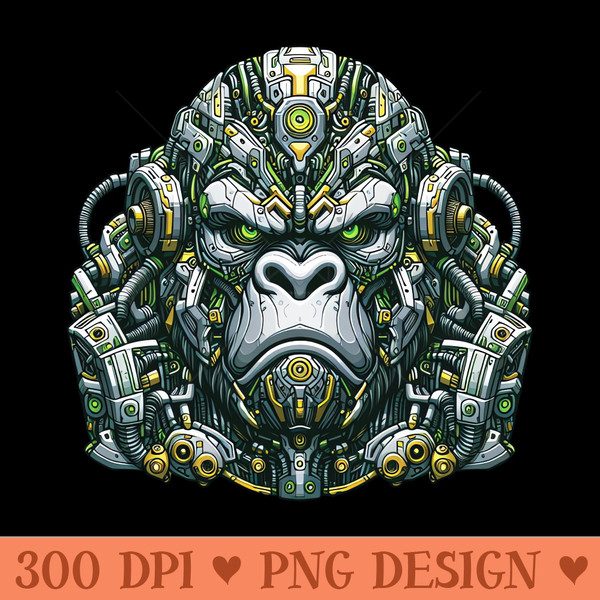 Mecha Apes S04 D92 - PNG File Download - Unique