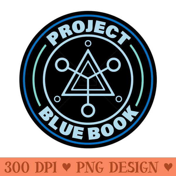 Project Blue Book - PNG Download Library - High Quality 300 DPI
