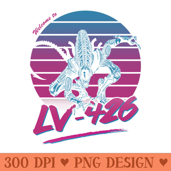 Welcome to LV-426 - PNG Clipart - Professional Design