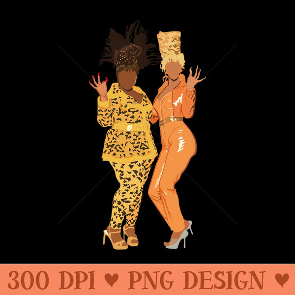 Black princesses hip hop comedy - PNG Download Bundle - Popularity