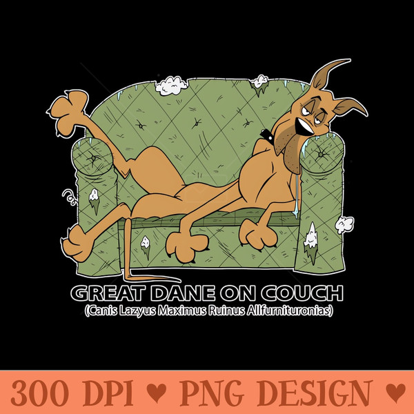 Great Dane On Couch - Download PNG Graphics - Good Value
