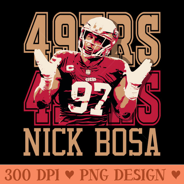 Nick Bosa 49ers - Download PNG Graphics - Variety