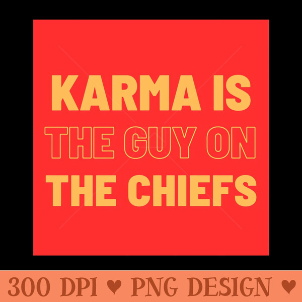 Karma is the guy on the Chiefs - Free PNG Downloads - Convenience