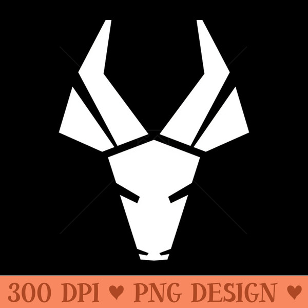 Stylized Antelope in South African fashion - PNG Download Collection - Variety